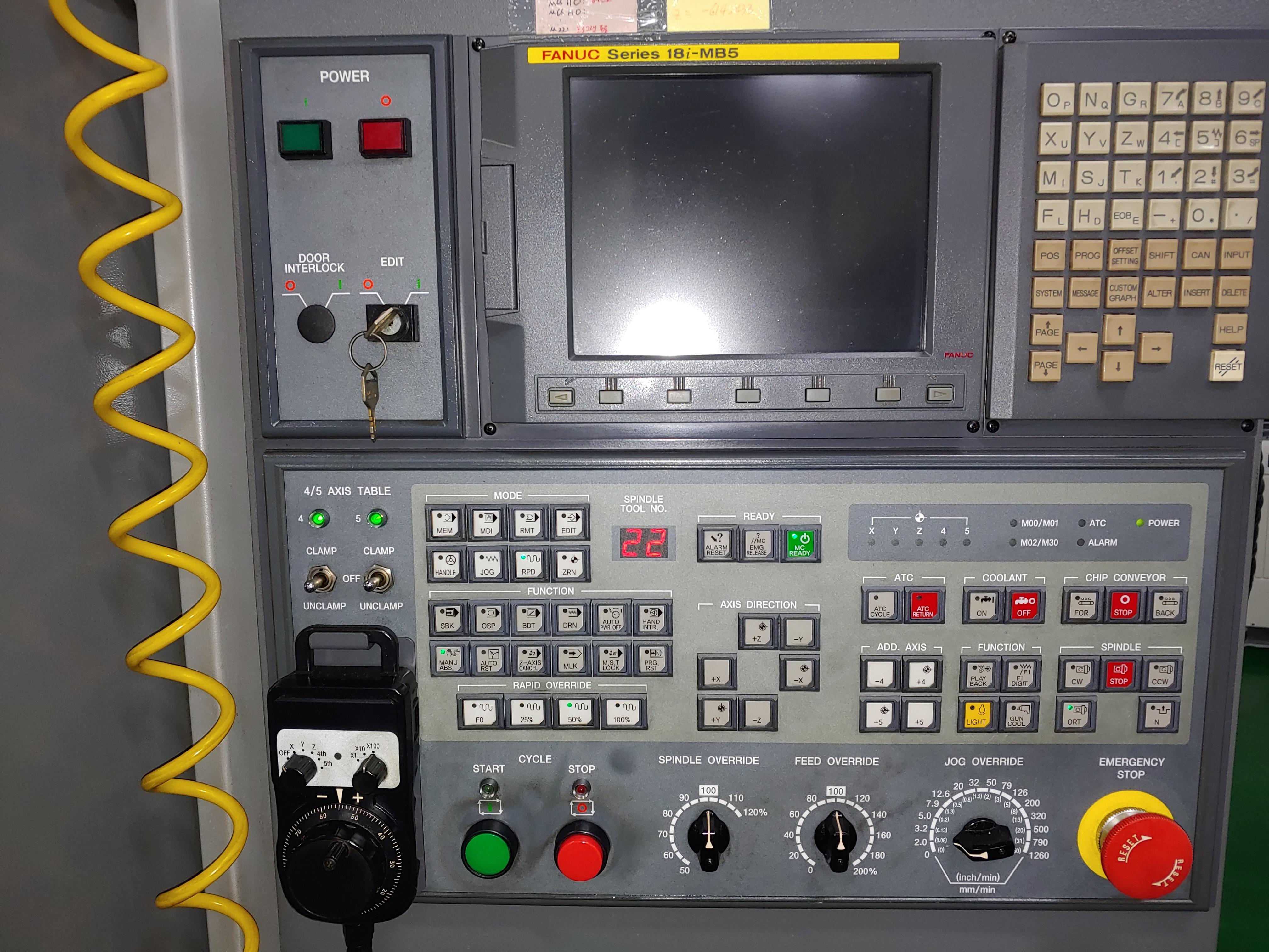 LCV55S 8,000RPM BT50 2006 AICC DATASERVER AUTO POWER OFF NC ROTARY INDEX(TSUDAKOMA) 