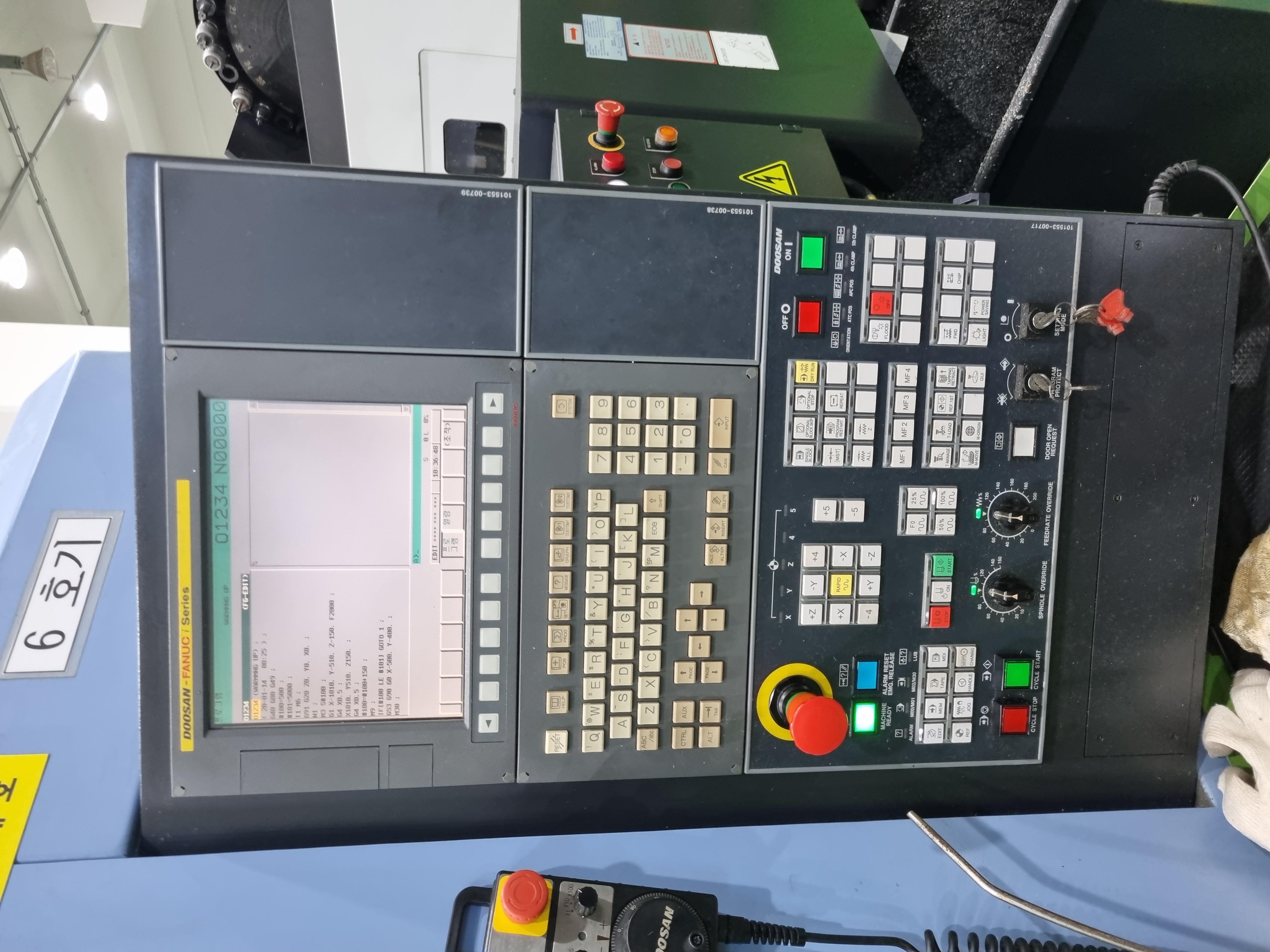 DNM500 BT40 12K 2014 CHIP CONVEYOR SET DATASERVER AICC2